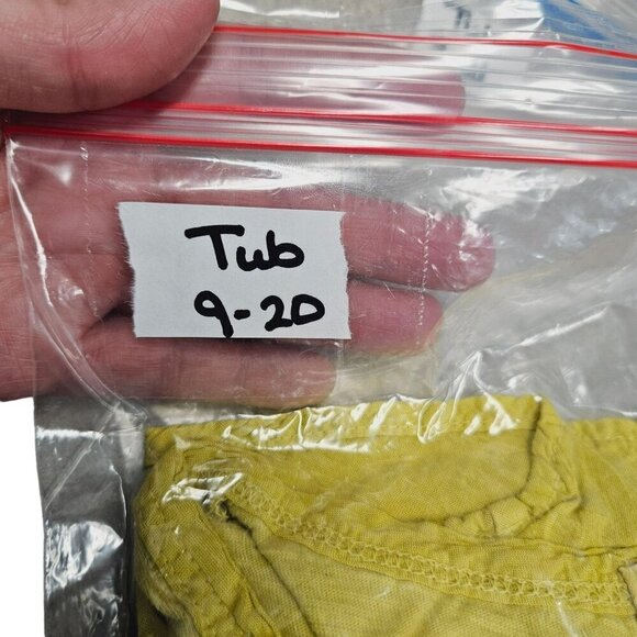 Fresh Produce Yellow Top‎ Mulitmedia Gauzy Back Button Detail Cotton Viscose XL - Picture 15 of 15